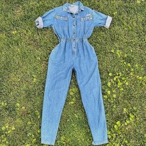Vintage 1980s Studded Boiler Suit